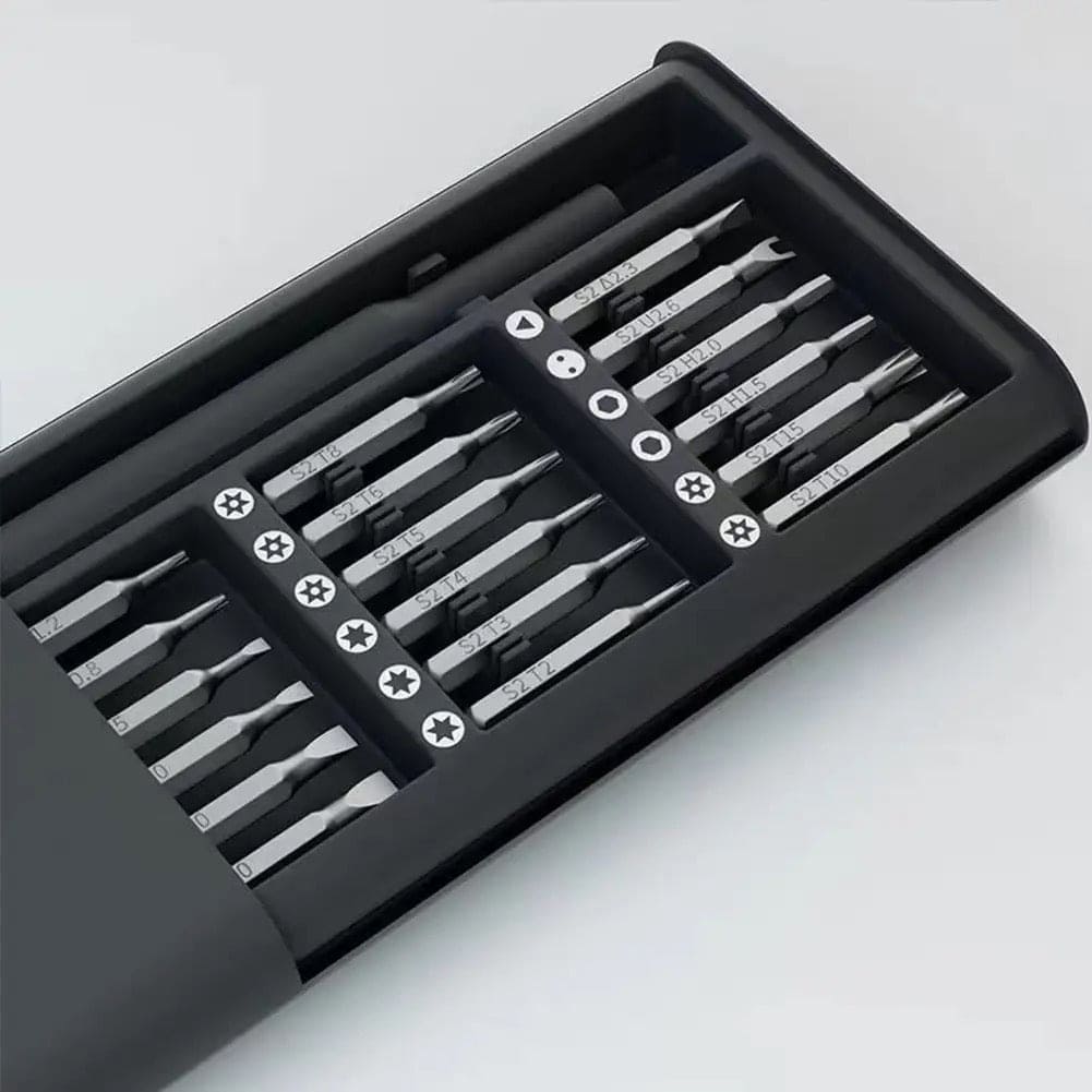 24 In 1 Screwdriver Set, Manual Precision Magnetic Screw Driver Bits, Smart Dismountable Driver DIY Kit, Portable Magnetic Repair Bits, Mini Pocket Screwdriver Set With Case 24 In 1 Screwdriver Set, Manual Precision Magnetic Screw Driver Bits, Smart Dismountable Driver DIY Kit, Portable Magnetic Repair Bits, Mini Pocket Screwdriver Set With Case
